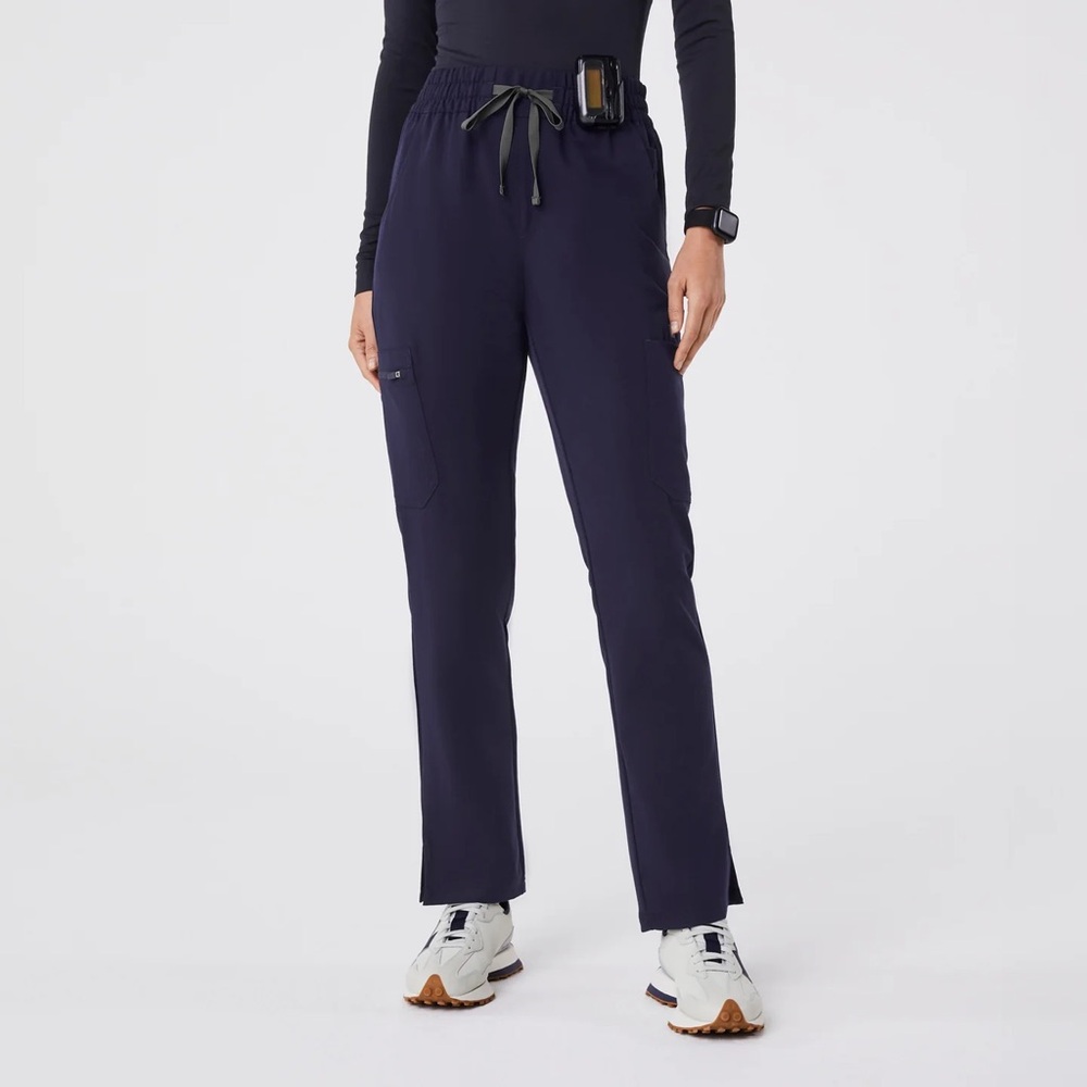 Women's Navy XSP Figs High Waisted Dowa Scrub Pants